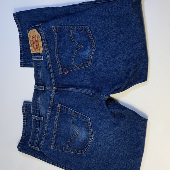 Levi's 501 Straight Leg Button Fly Blue Jeans Men's Size W41 L30 - Picture 5 of 16